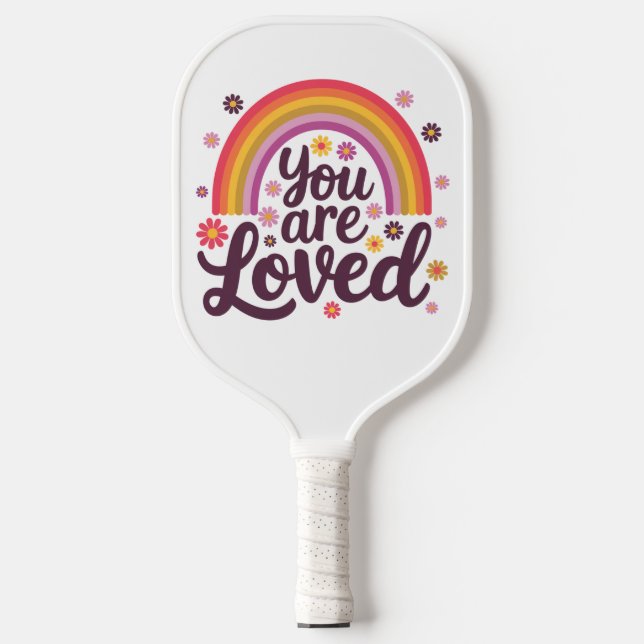  Rainbow You Loved  Pickleball Paddle (Front)