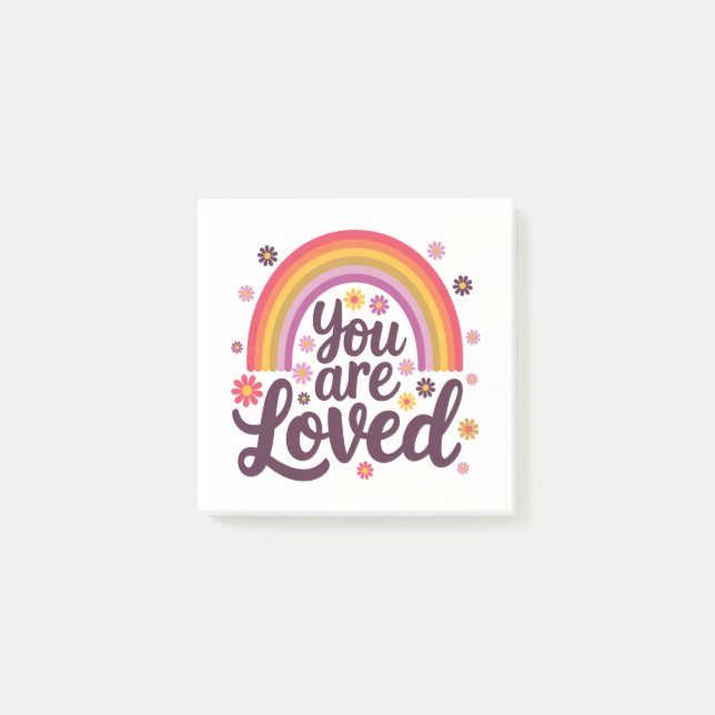 Rainbow You Loved Post-It Notes (Devant)