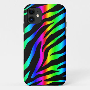 rainbow zebra iPhone 11 case