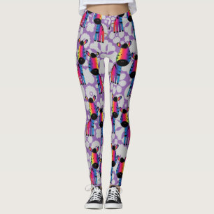 Rainbow Zebra Leggings