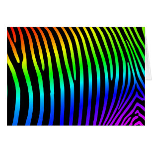 Rainbow Zebra Stripes