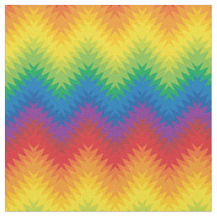 Rainbow ZigZag Fabric