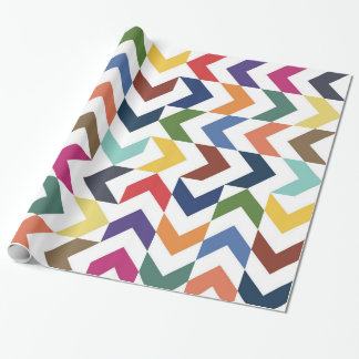 Rainbow ZigZag Wrapping Paper