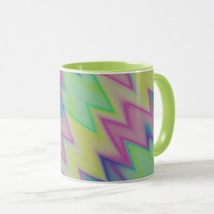Rainbow Zigzags Mug