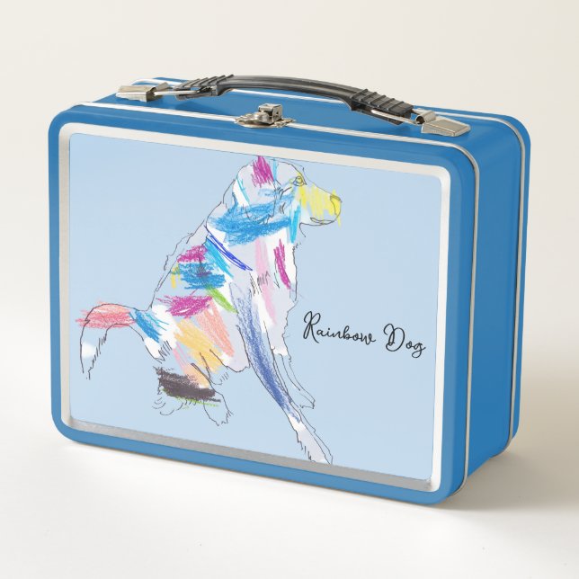 Rainbowdog Lunch pail Metal Lunch Box (Front)
