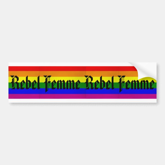 rainbowflag, rainbowflag, rainbowflag, rainbowf... bumper sticker (Front)