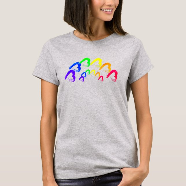 RainbowHearts  Tri-Blend Shirt (Front)