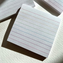 RainbowRule Lined Post-It Notes