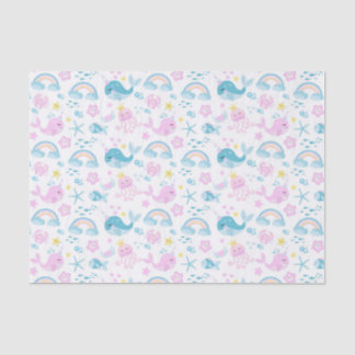 Rainbows And Sea Baby Creatures Tissue Paper