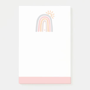 Rainbows and Sunshine Post-it Notes