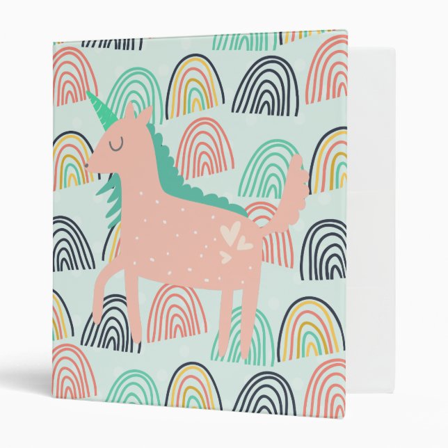 Rainbows and Unicorns Binder (Front/Inside)