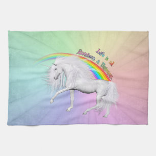 Rainbows and Unicorns Kitchen Towel