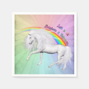 Rainbows and Unicorns Napkin