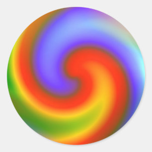 Rainbows Classic Round Sticker