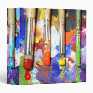 Rainbows In Progress Paintbrush Photography Binder