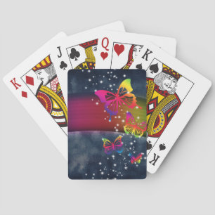 Rainbows n Butterflies Playing Cards