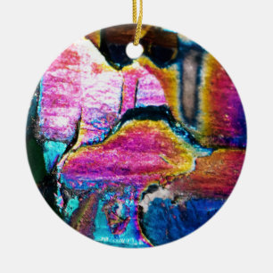 Rainbows of Stone Ceramic Ornament