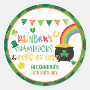 Rainbows, Shamrocks & Pots of Gold Sticker