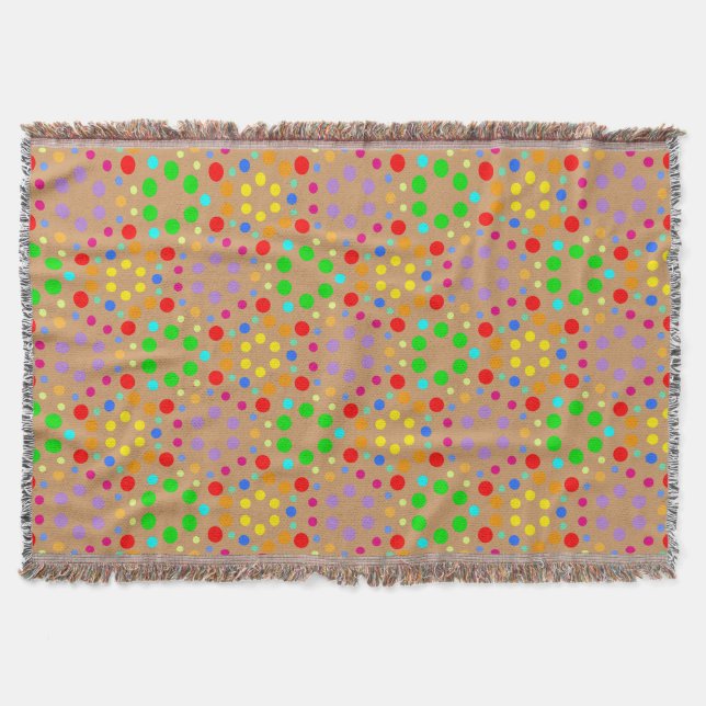 Rainbows Throw Blanket (Front)