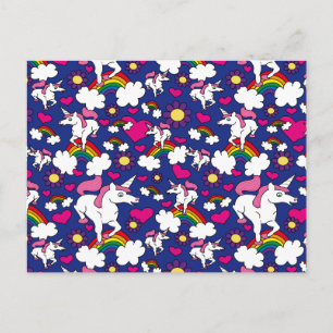 Rainbows & Unicorns Postcard
