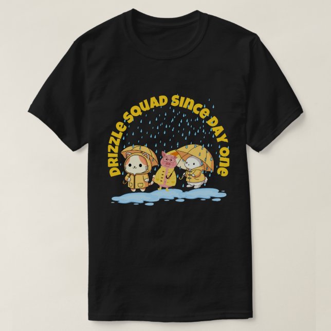 Raincoat rebels - animal lover gifts T-Shirt (Design Front)