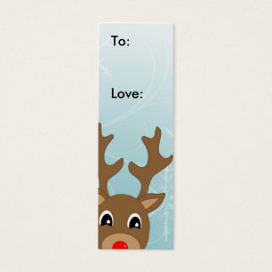 Raindeer Christmas Gift Tag