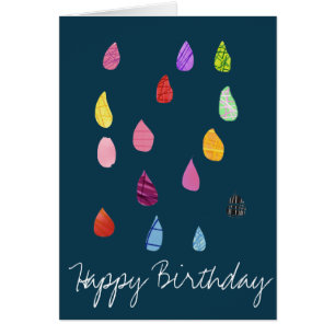 Raindrop boho coloré créatif