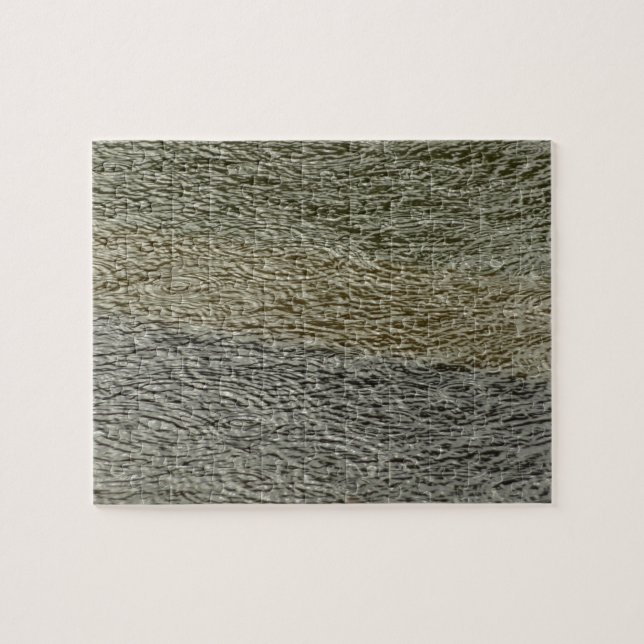 Raindrop Ripples Abstract Nature Photography Jigsaw Puzzle (Horizontal)