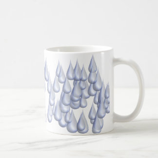 Raindrops (3D) Coffee Mug