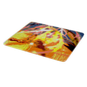 Raindrops Abstract Cutting Board
