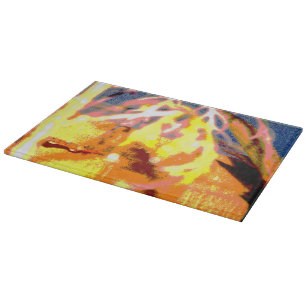 Raindrops Abstract Cutting Board