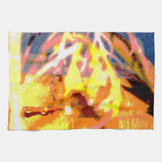 Raindrops Abstract Kitchen Towel