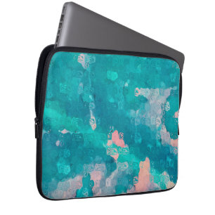 Raindrops Abstract Laptop Sleeve