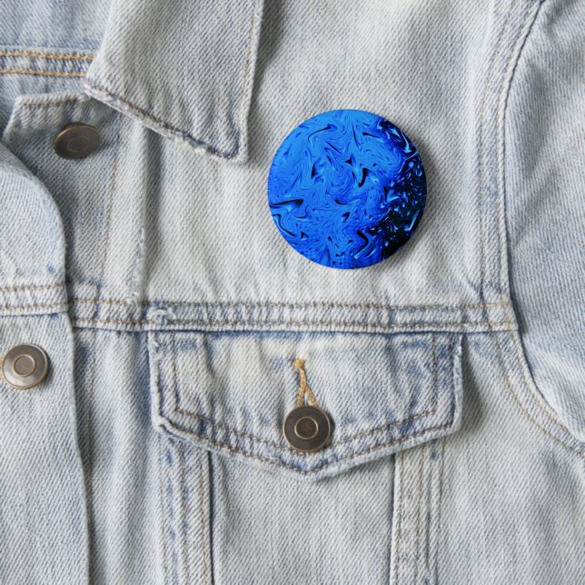 Raindrops by Shirley Taylor 2 Inch Round Button (In Situ)