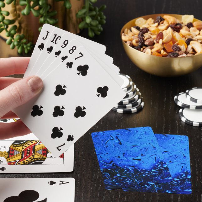 Raindrops by Shirley Taylor Playing Cards (In Situ)
