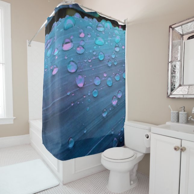 Raindrops Closeup, Spacey Blues (In Situ)