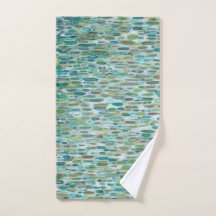 Raindrops Coastal Home Bath Towels by Juul