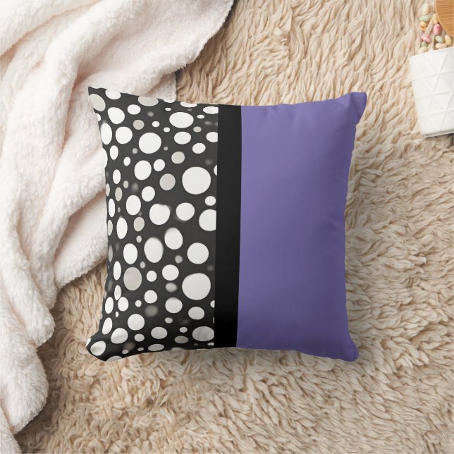Raindrops I Throw Pillow (Blanket)