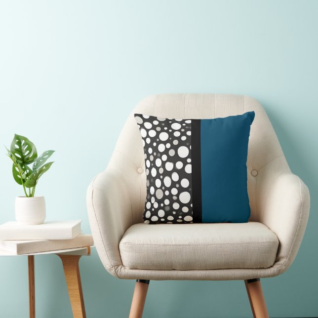 Raindrops I Throw Pillow (Chair)