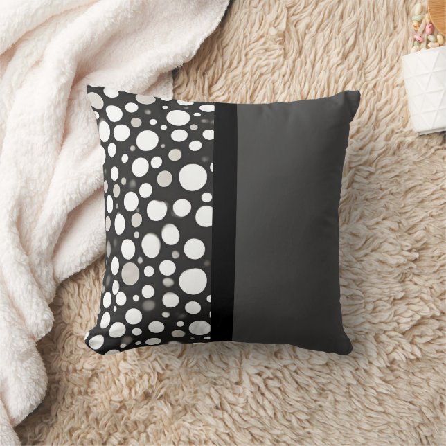 Raindrops I Throw Pillow (Blanket)