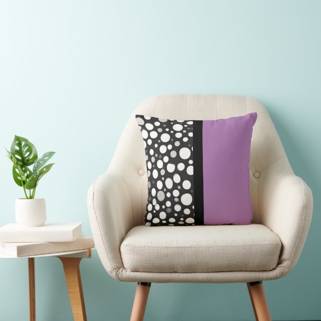 Raindrops I Throw Pillow (Chair)