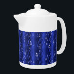 Raindrops on blue Metal<br><div class="desc">Raindrops with Stars on blue Metal ,  abstract,  artdeco rainbowart,  digital work by Krisi ArtKSZP .  More Products in Store Category >>> 3D,  Abstract,  Artdeco,  Retro,  Rainbowart >>> Patterned - Gemustert >>> Raindrops on blue Metal</div>