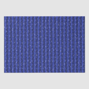 Raindrops on blue Metal Tissue Paper