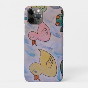 Raindrops on Ducklings iPhone 11 Pro Case