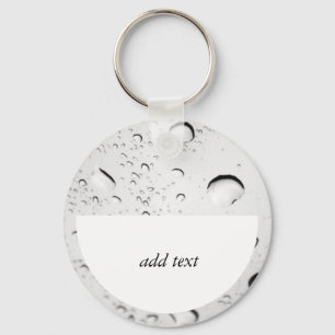 Raindrops on Glass Keychain