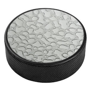 Raindrops on Glass Roof Hockey Puck