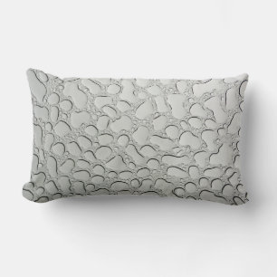 Raindrops on Glass Roof Lumbar Pillow