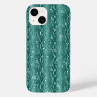 Raindrops on green Metal