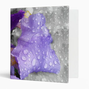 raindrops on iris binder