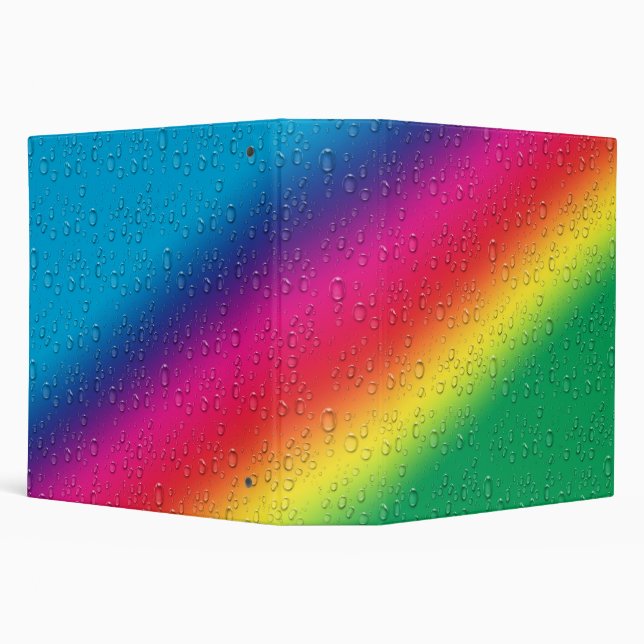 Raindrops on Rainbows Binder (Background)